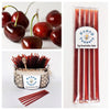 5 Pack CHERRY HONEY TEASERS Natural Honey Snack Sticks Honeystix Straws
