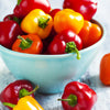 20 Organic Red MINI BELL PEPPER Sweet Mild Miniature Capsicum Annuum Vegetable Seeds