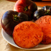 40 PURPLE CALABASH TOMATO Solanum Lycopersicum Indeterminate Heirloom Beefsteak Fruit Vegetable Seeds