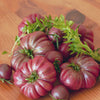 40 PURPLE CALABASH TOMATO Solanum Lycopersicum Indeterminate Heirloom Beefsteak Fruit Vegetable Seeds