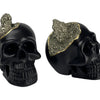 Pyrite Skull Head (black)
