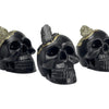 Black Tourmaline Skull Head (black)