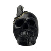 Black Tourmaline Skull Head (black)