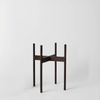 Rounded Hardwood Plant Stand