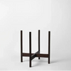 Rounded Hardwood Plant Stand