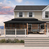 Luxury Heavy-Duty Hardtop Sunroom With Aluminum Frame And LED Lights