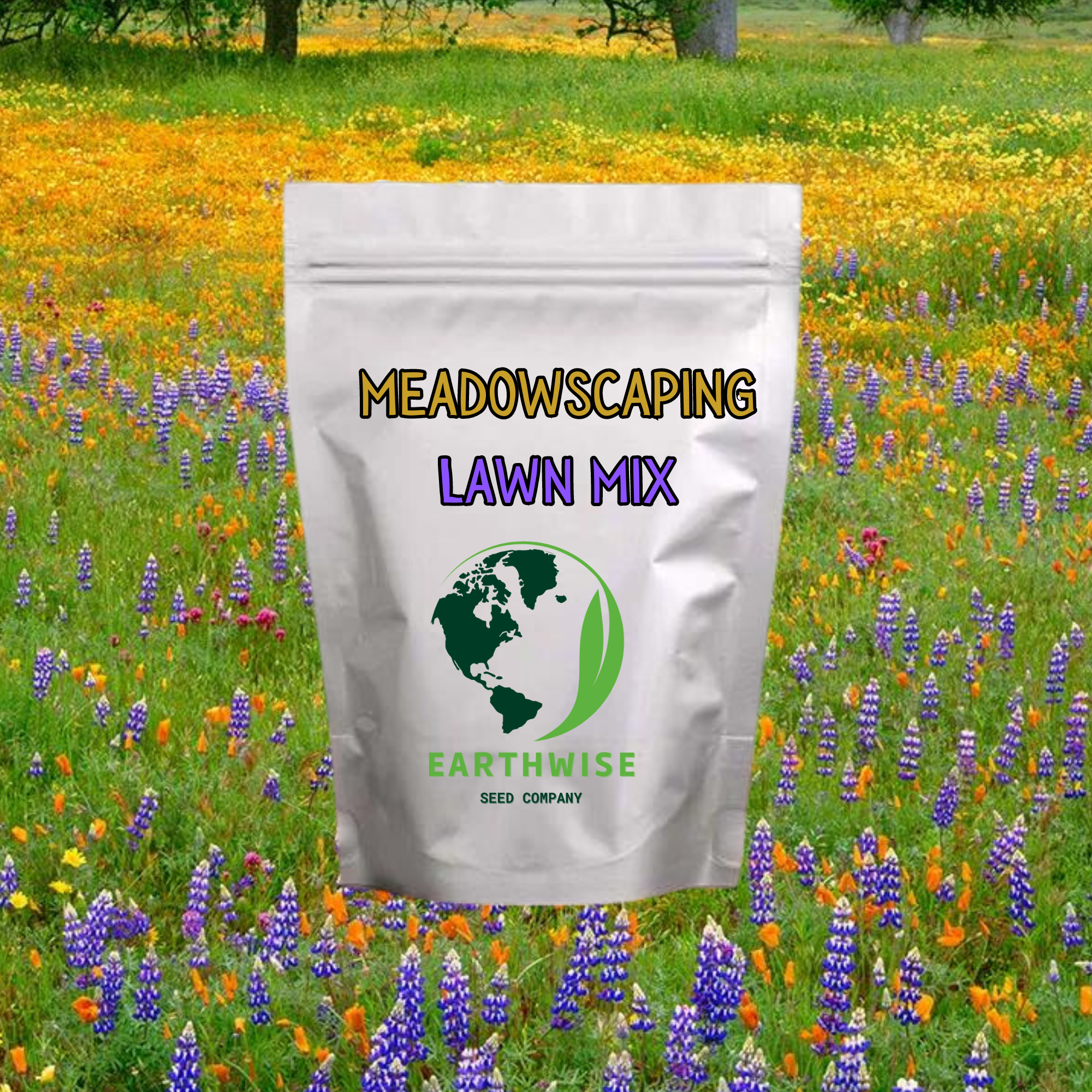 Meadowscaping Mix Alternative Lawn Seed — for Low-Maintenance, Eco-Friendly Lawns