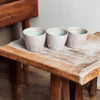 Mini Pink Hand-Painted Porcelain Cachepots Set Of 6 Decorative Planters