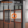 Premium Hardtop Aluminum Sunroom Solarium With TV Mount And Sliding Doors