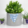 6" BLUE CALCITE PLANTER
