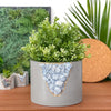 6" BLUE CALCITE PLANTER