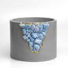 6" BLUE CALCITE PLANTER
