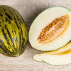 50 PIEL de SAPO MELON Santa Claus Christmas Melon Green Yellow Cucumis Melo Fruit Seeds
