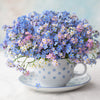 100 Mixed FORGET ME NOT Pink Blue White Mix Myosotis Alpestris Flower Seeds *Flat Shipping