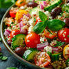 100 Organic PEPPERMINT QUINOA Grain Chenopodium Quinoa White & Green Heads - White Seeds