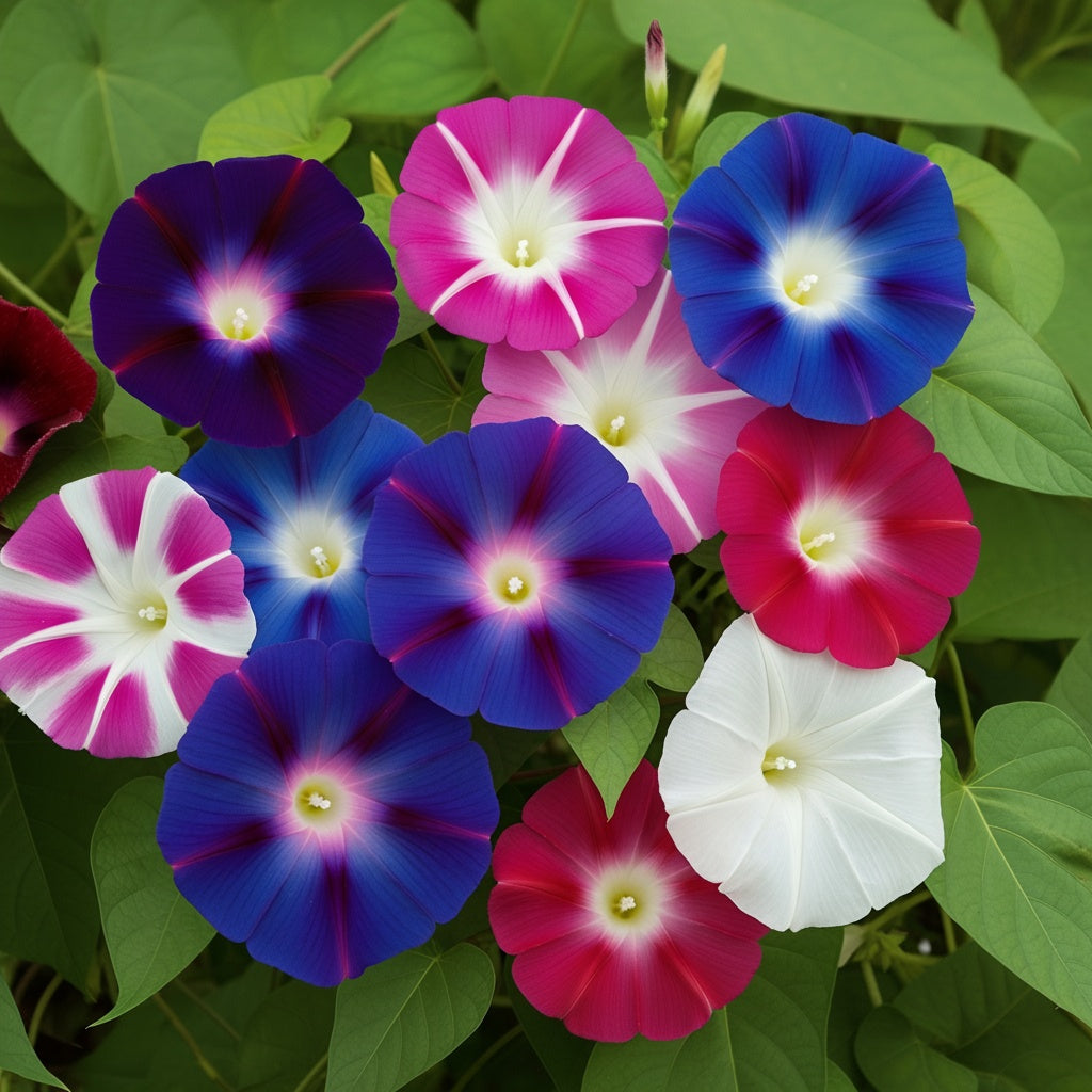 Mixed Colors Morning Glory Seeds – Ipomoea Purpurea Vine Flower