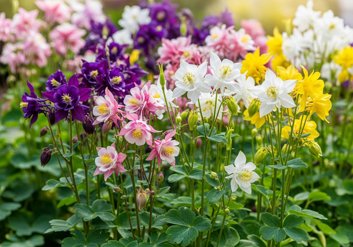Mixed European Columbine Seeds – Aquilegia Flower – photo 2