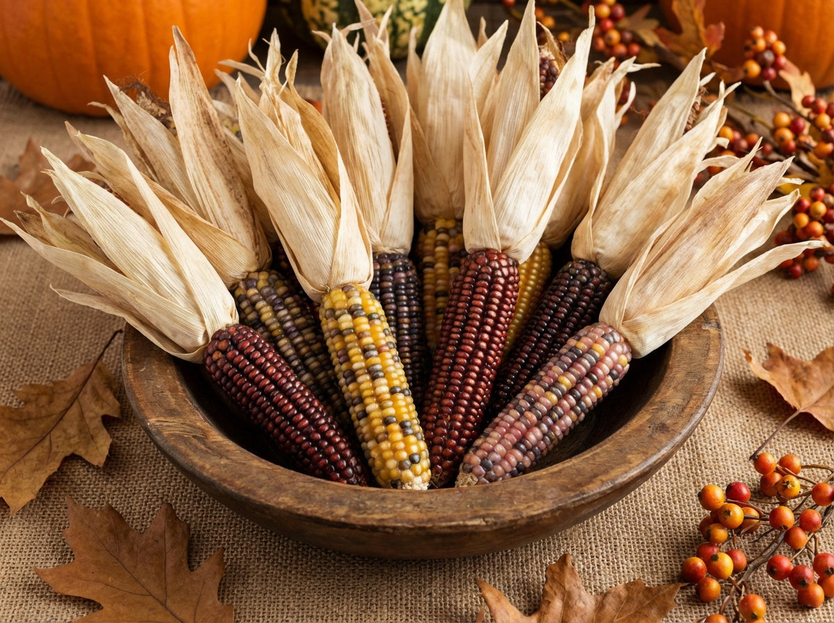 Indian Mini Mix Corn Seeds – Miniature 4" Ears Ornamental Zea Mays Vegetable – photo 6