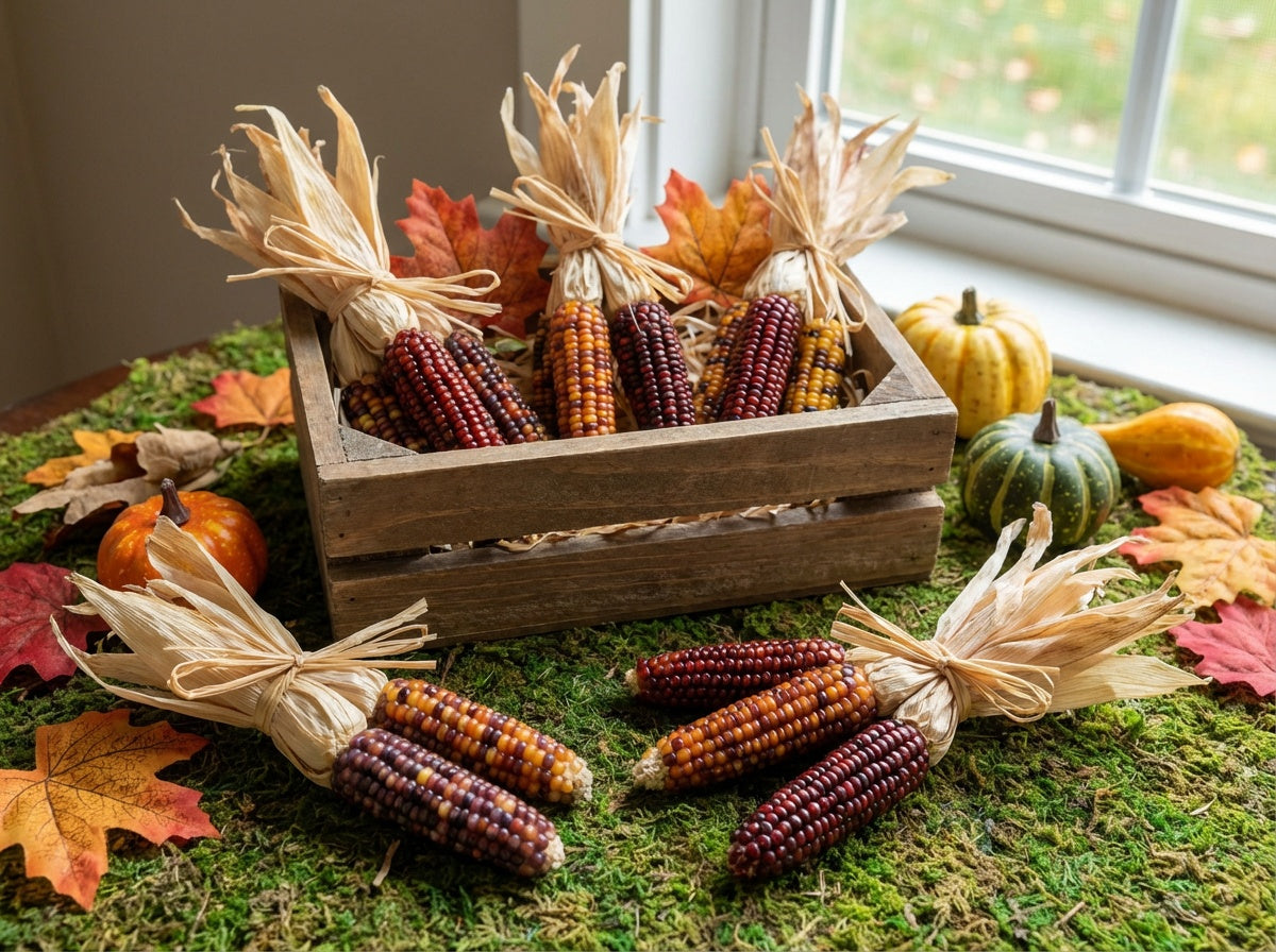 Indian Mini Ornamental Corn Seeds (Zea mays)