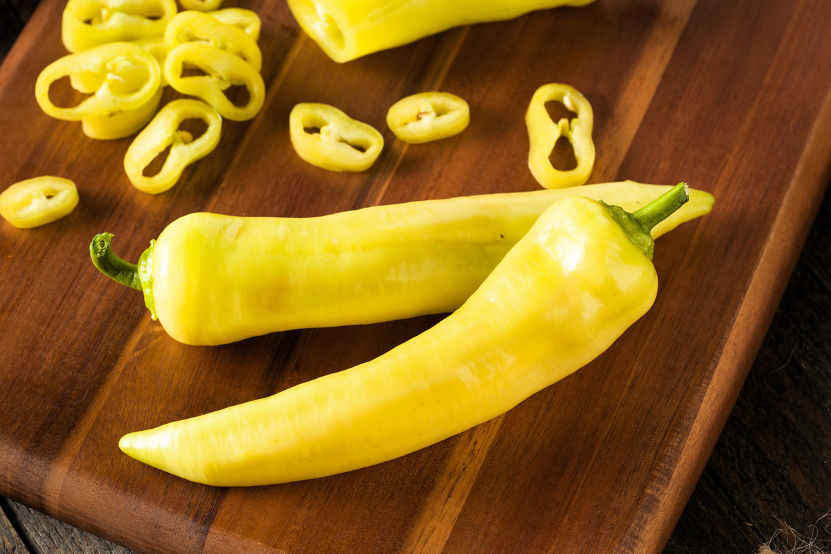 Hungarian Hot Wax Pepper (Hot Banana Pepper) Capsicum Annuum Vegetable Seeds