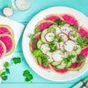 300 WATERMELON RADISH Beauty Heart Raphanus Sativus Pink White Vegetable Seeds