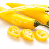 50 GOLDEN CAYENNE PEPPER Hot Yellow Capsicum Annuum Vegetable Seeds
