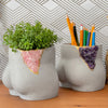 Rose Quartz Butt Planter