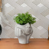 Face Succulent Planter on Two Hands