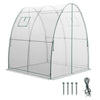 6 x 6 x 6.6 FT Outdoor Wall-in Tunnel Greenhouse