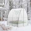 6 x 6 x 6.6 FT Outdoor Wall-in Tunnel Greenhouse